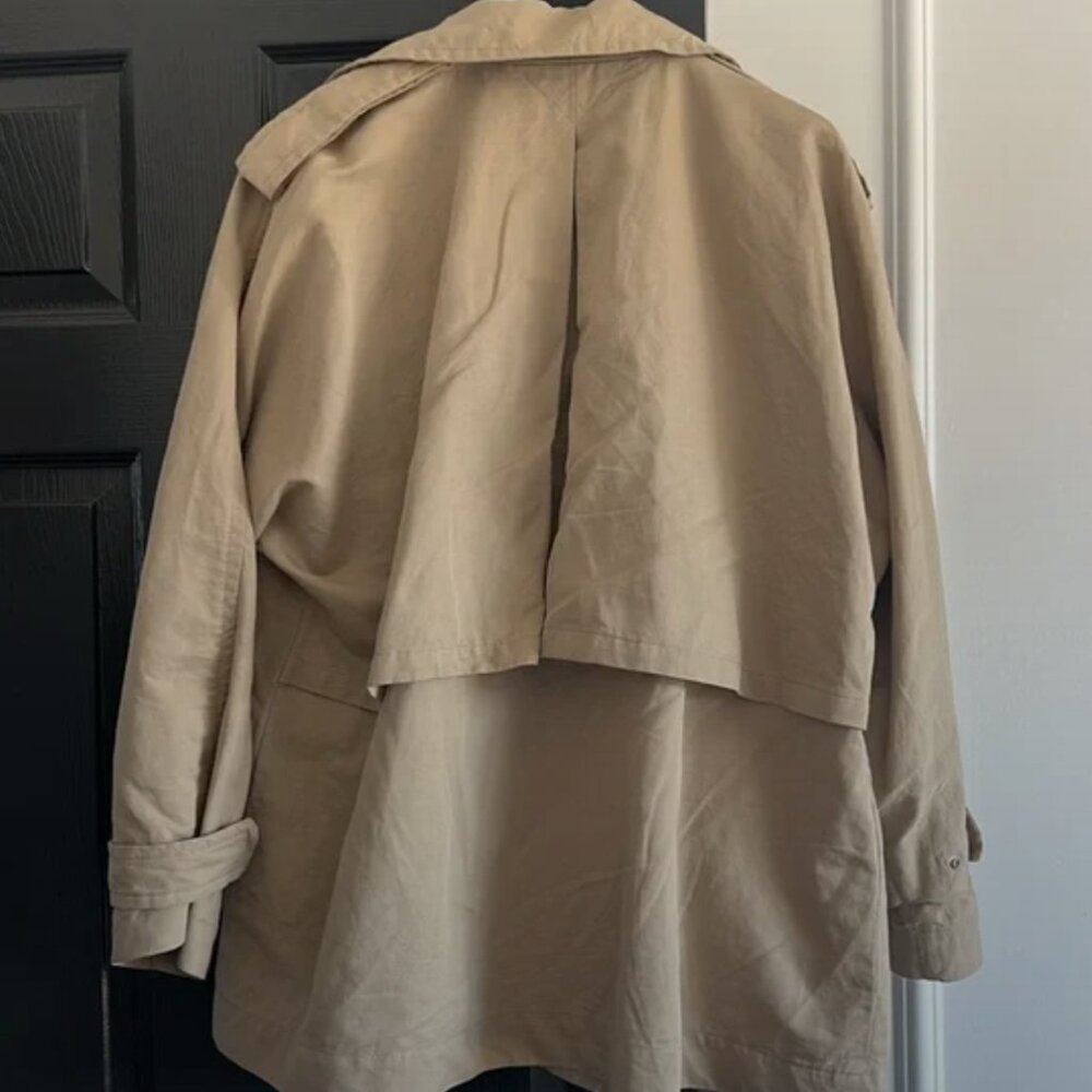 Arket Short Trench - Beige Linen Blend - Picture 7 of 7